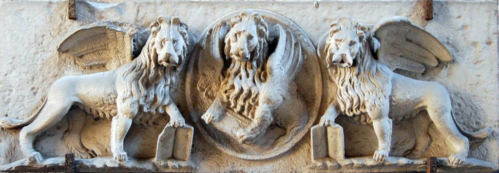 Storia di Venezia - Leoni di San Marco all'Archivio di Stato di Venezia