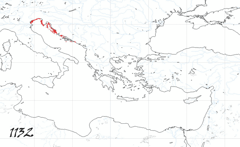 Storia di Venezia, Evoluzione Territoriale della Repubblica di Venezia, anno 1132