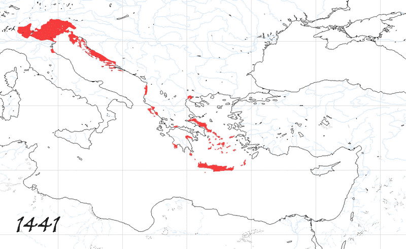 Storia di Venezia - Evoluzione Territoriale della Repubblica di Venezia, anno 1441