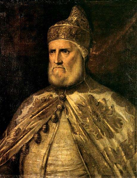 Storia di Venezia - Il Doge Andrea Gritti ritratto da Tiziano