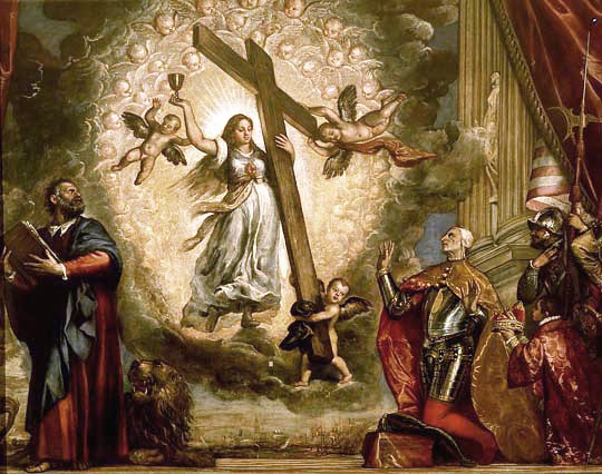 Storia di Venezia - Antonio Grimani Doge in adorazione della Fede