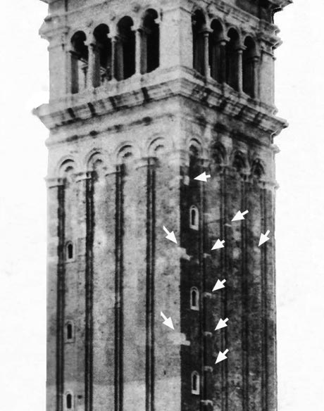 Storia di Venezia, Il Campanile di San Marco nel 1870